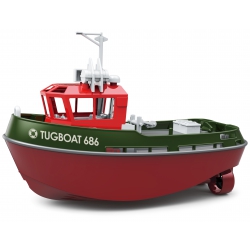 Łódź elektryczna Tugboat zielona 1:72 2.4Ghz RTR - Heng Long 3800-G